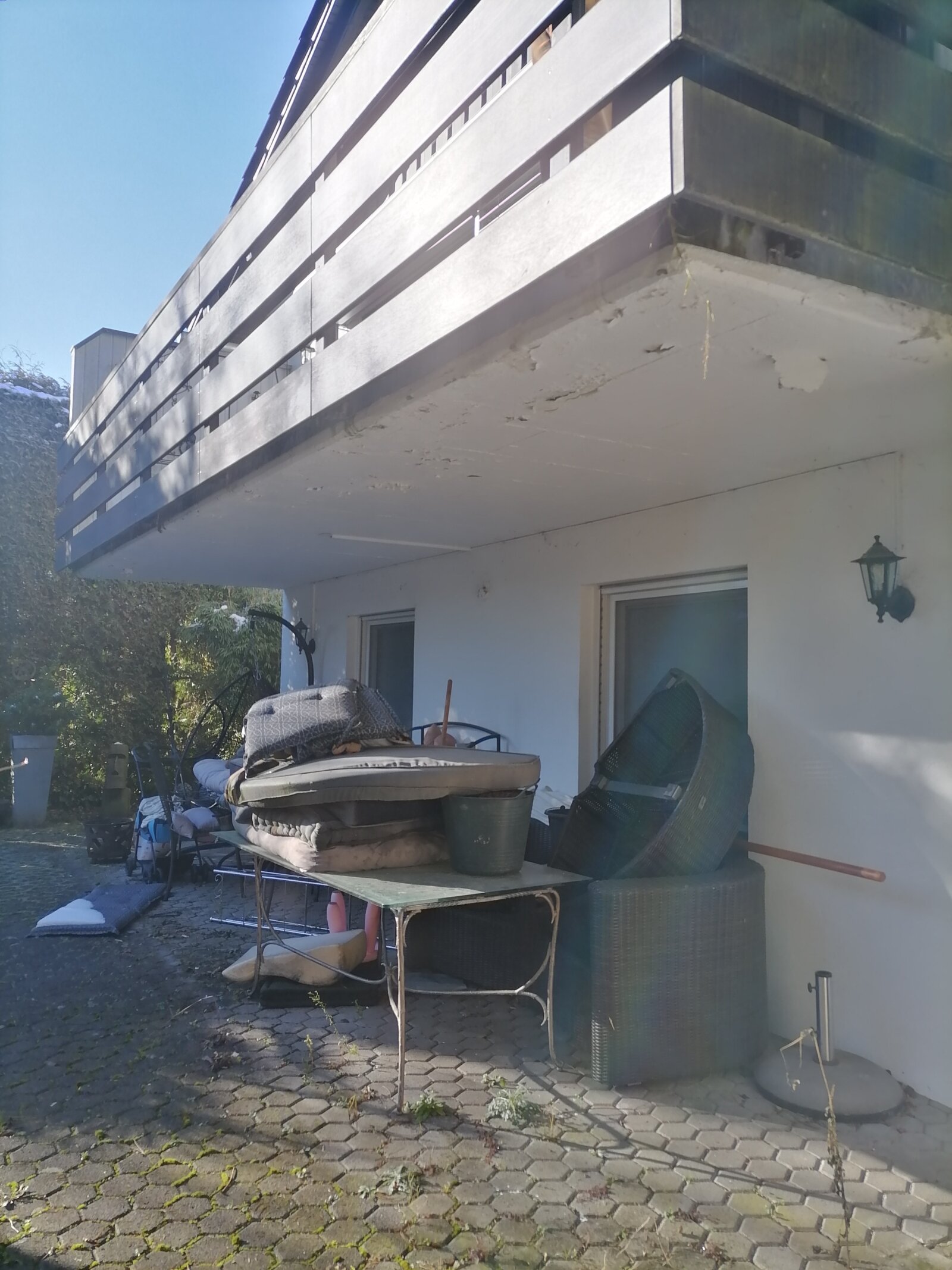 Terrasse im UG
