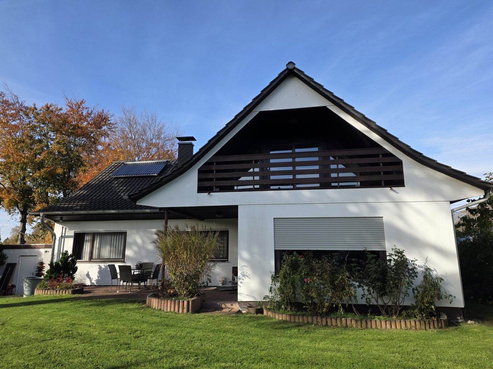 gartenseitige Loggia im OG