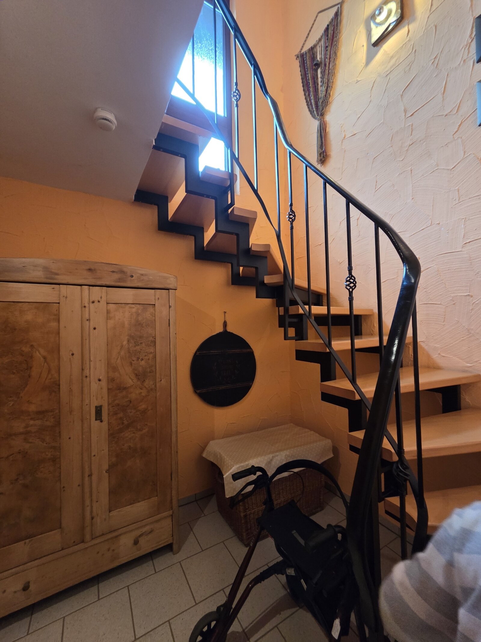 Treppe ins Kellergeschoss